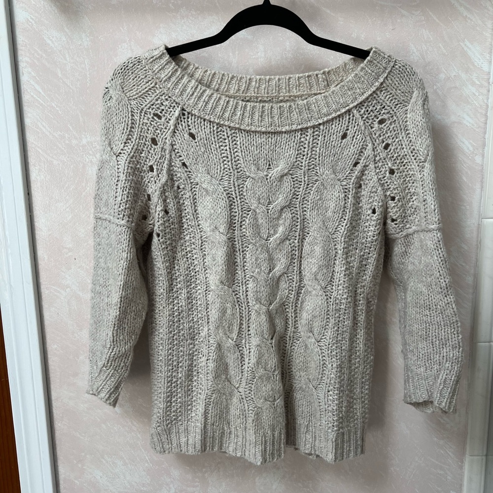 Gray LOFT Sweater